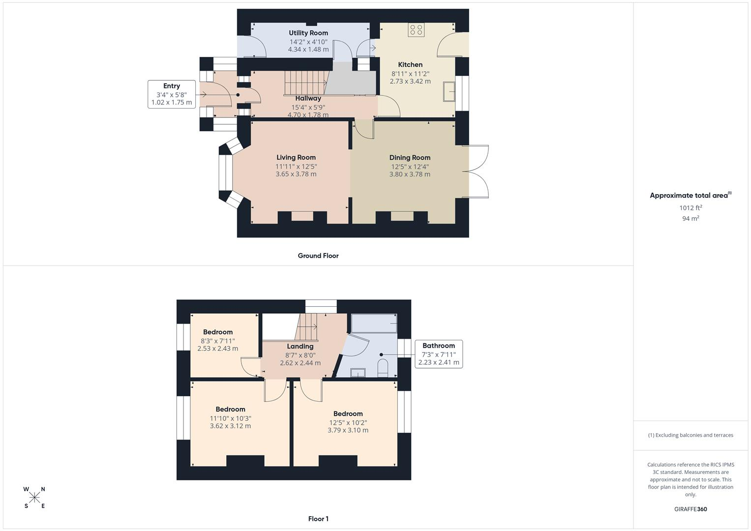 St. Georges Crescent, North Shields floorplan
