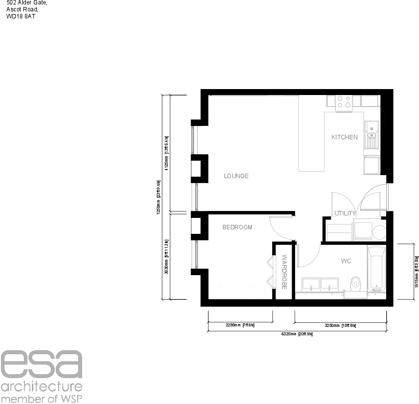 502 Alder Gate, Ascot Road, Watford, Hertfordshire floorplan