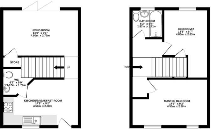 Cobalt Lane, Swadlincote floorplan
