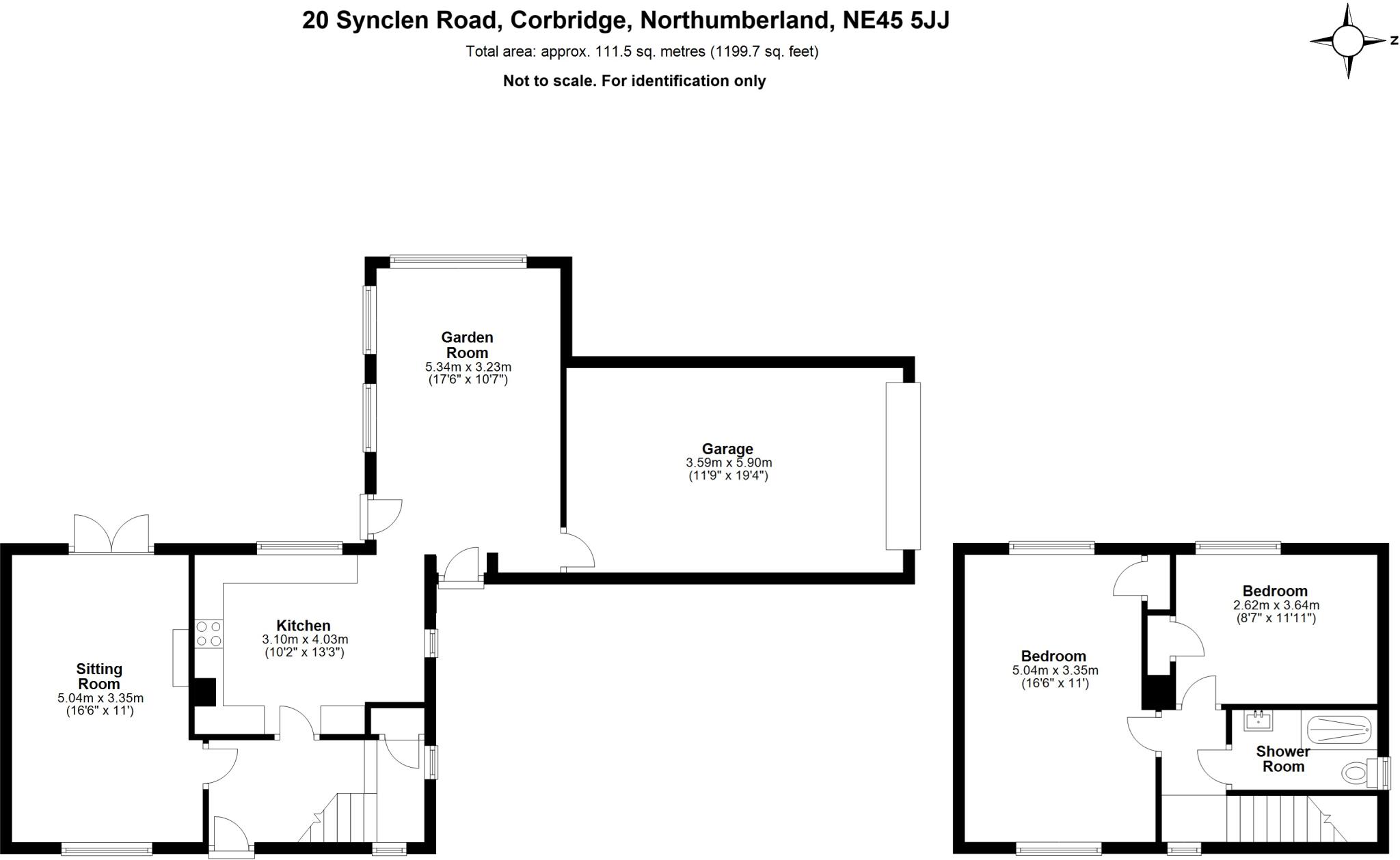 Synclen Road, Corbridge, Northumberland, NE45 floorplan