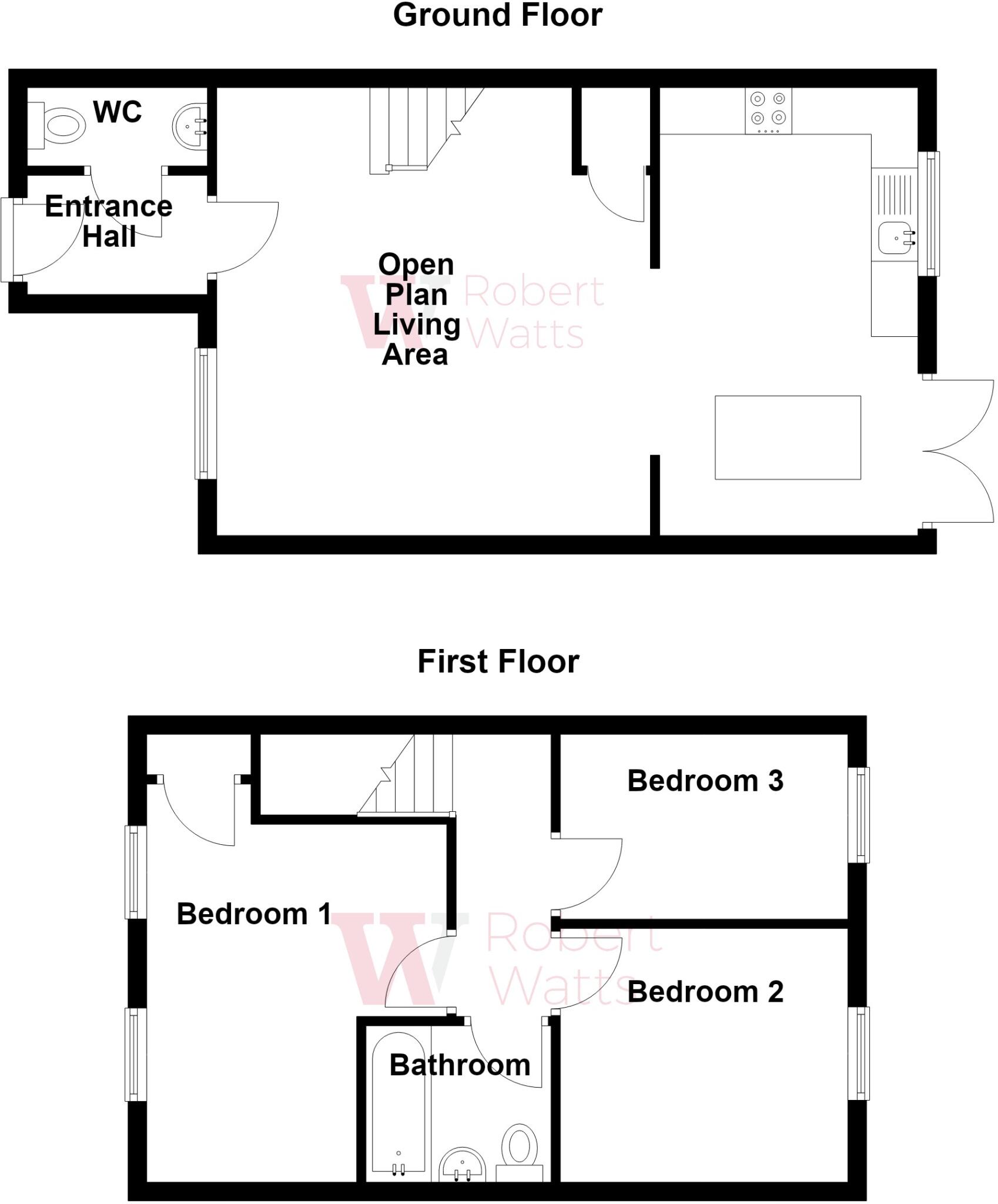 Cherwell Drive, Buttershaw, Bradford, West Yorkshire, BD6 floorplan