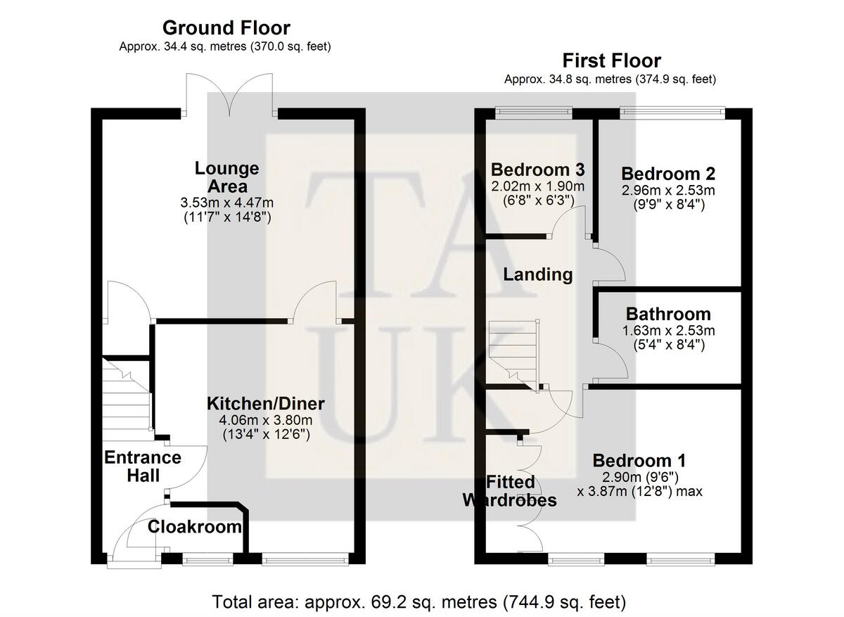 Cartmell Drive, Leeds, LS15 floorplan