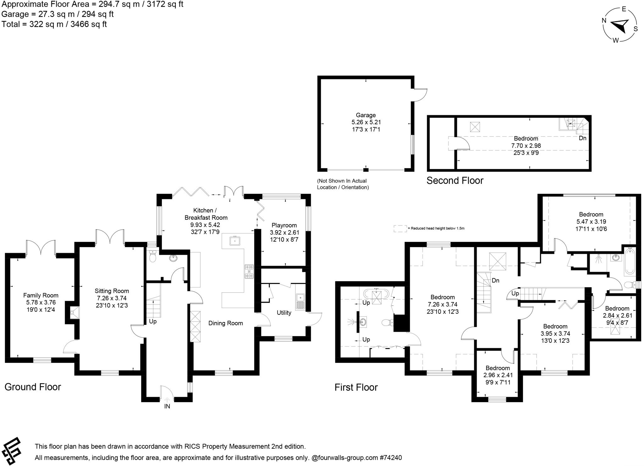 Bucklebury, Reading, Berkshire, RG7 floorplan