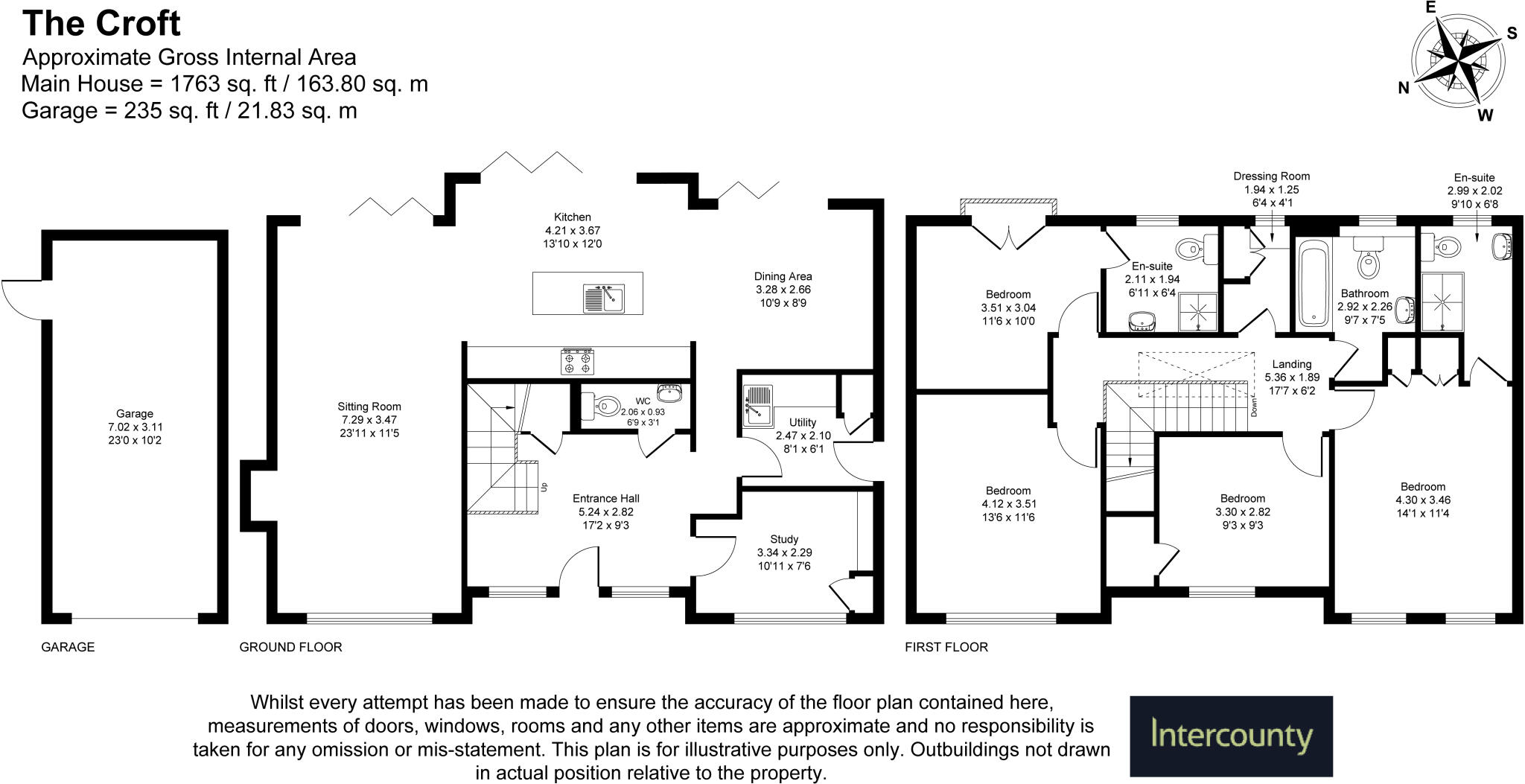 Chelmsford Road, White Roding, Dunmow, Essex, CM6 floorplan