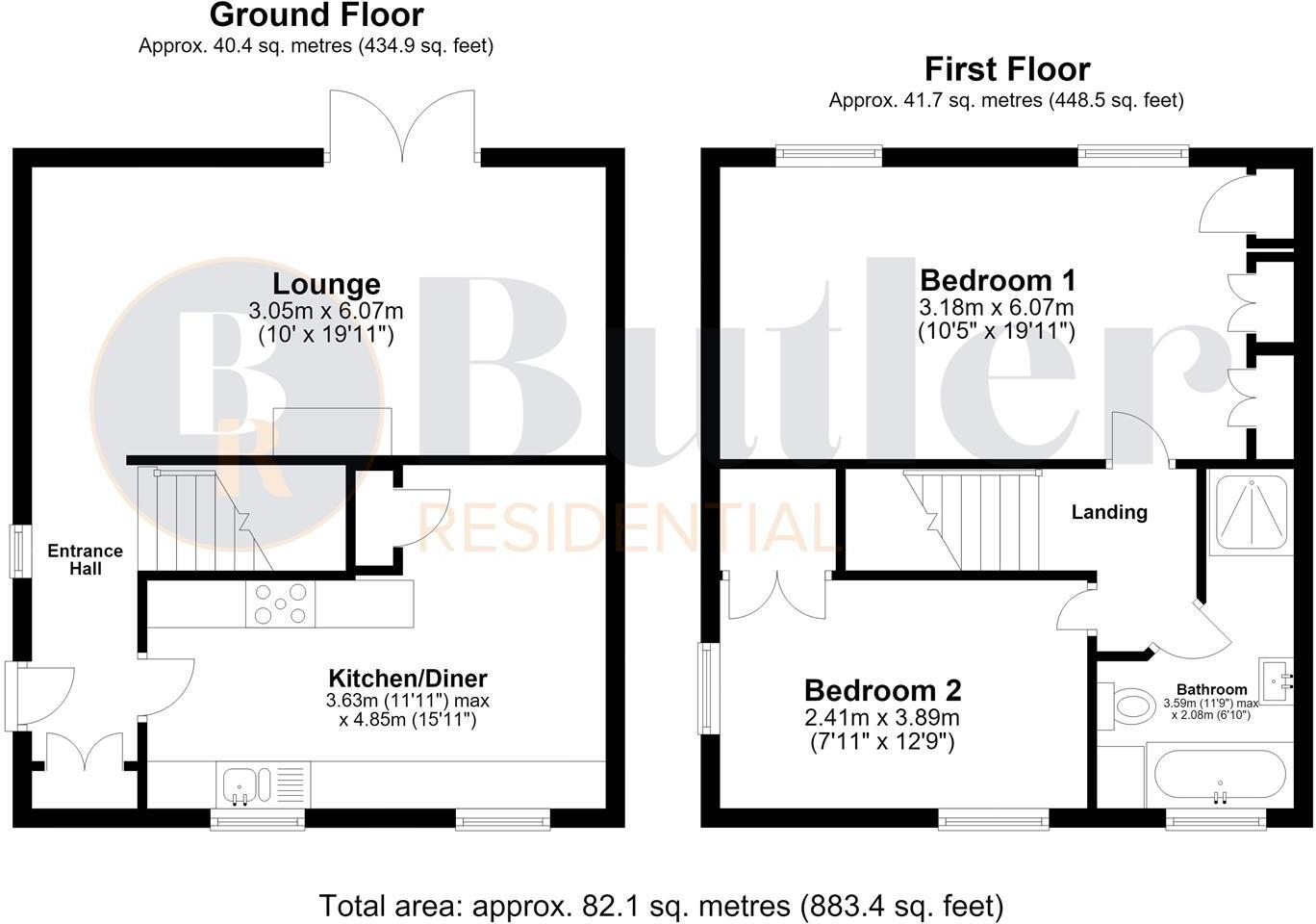 Nightingale Walk, Stevenage floorplan