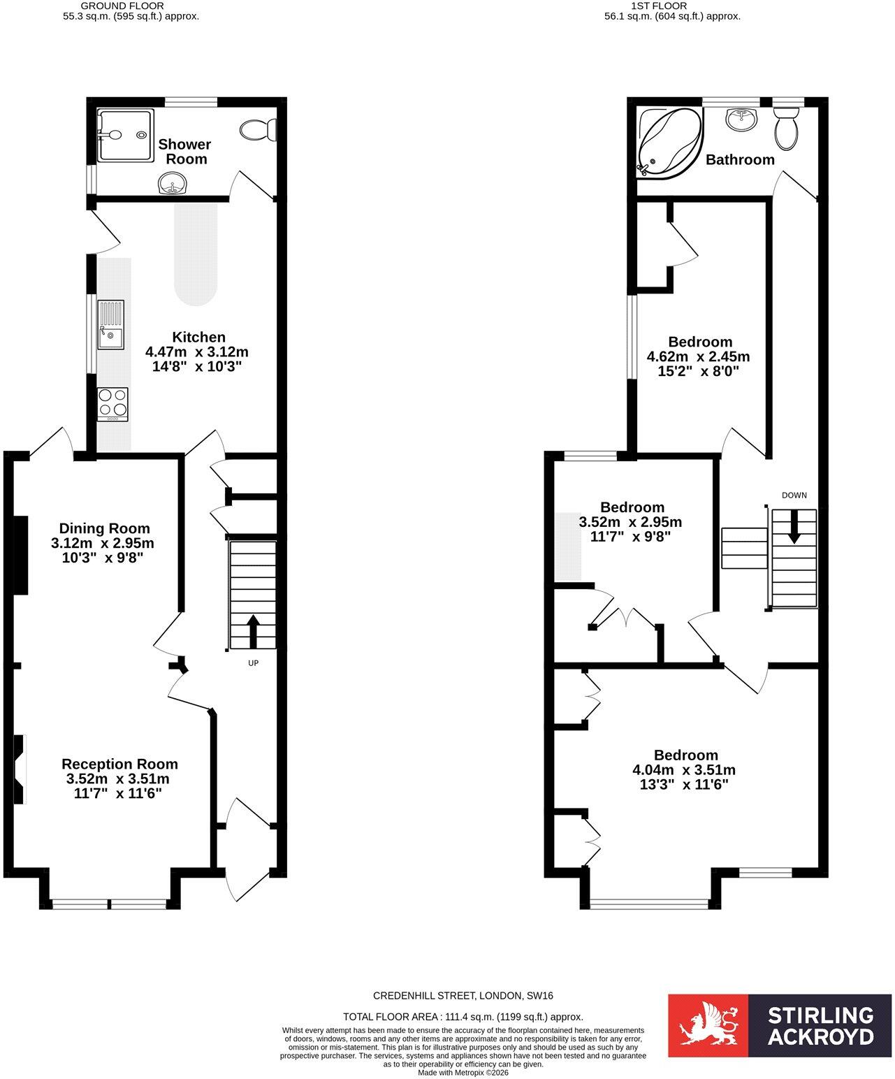 Credenhill Street, London, SW16 floorplan