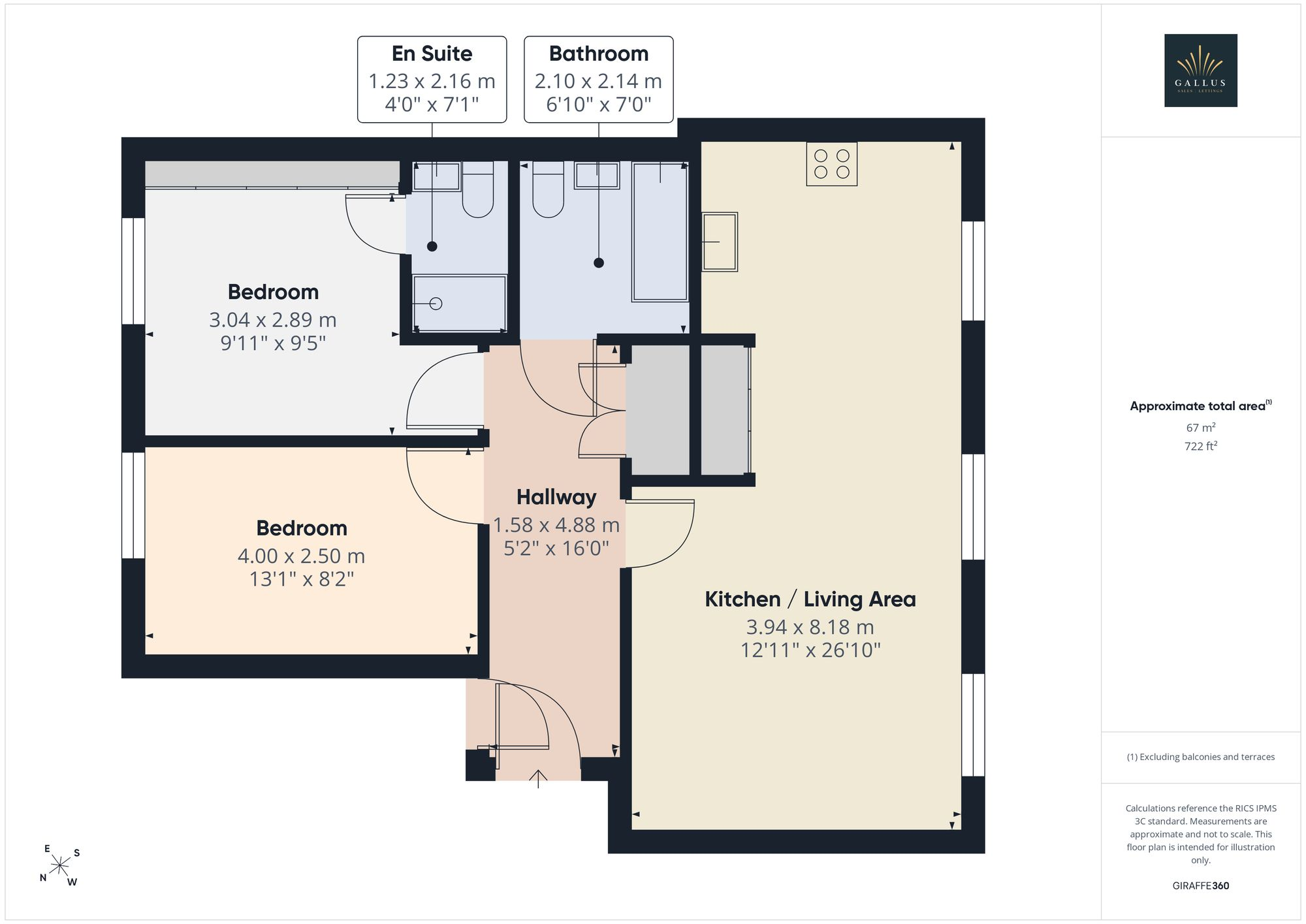 Oatlands Square, Glasgow, G5 floorplan