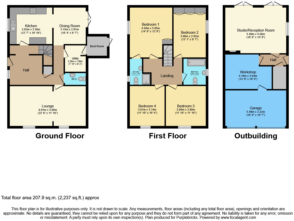 High Thorpe, Southrey, Lincoln, LN3 floorplan