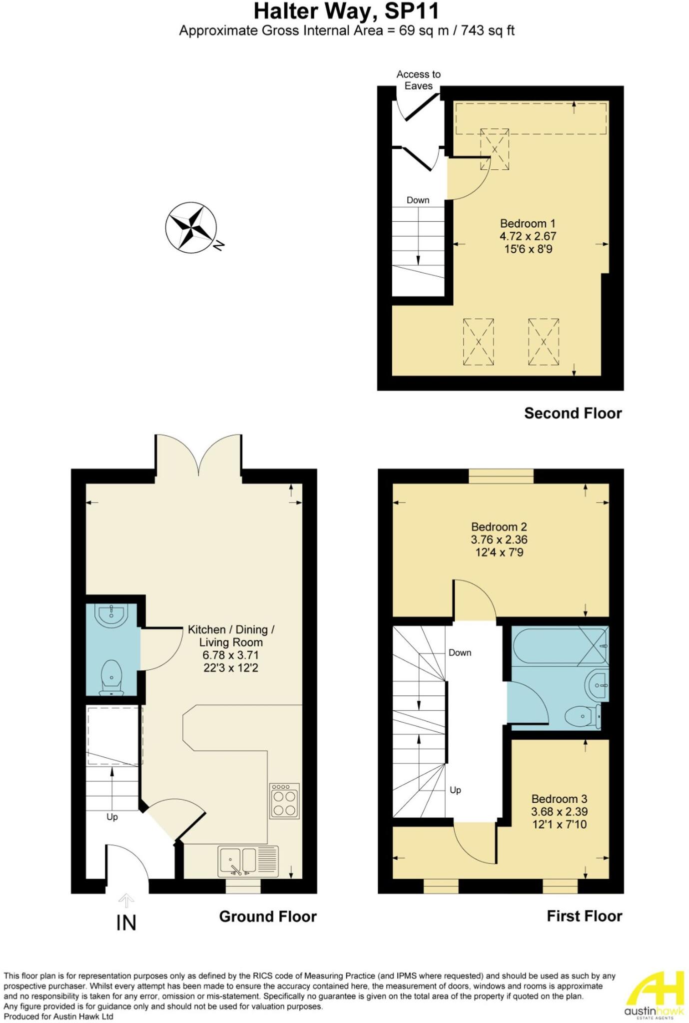 Halter Way, Andover, SP11 floorplan