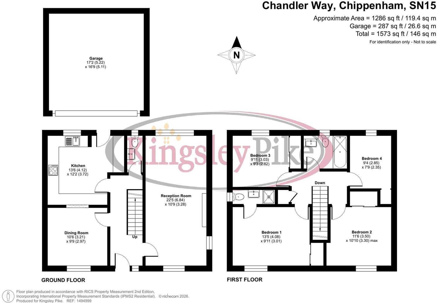 Chandler Way, Chippenham floorplan