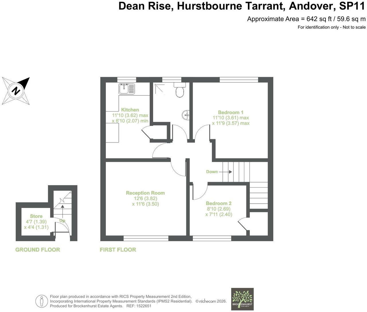 Dean Rise, Hurstbourne Tarrant, Andover, SP11 0DA floorplan