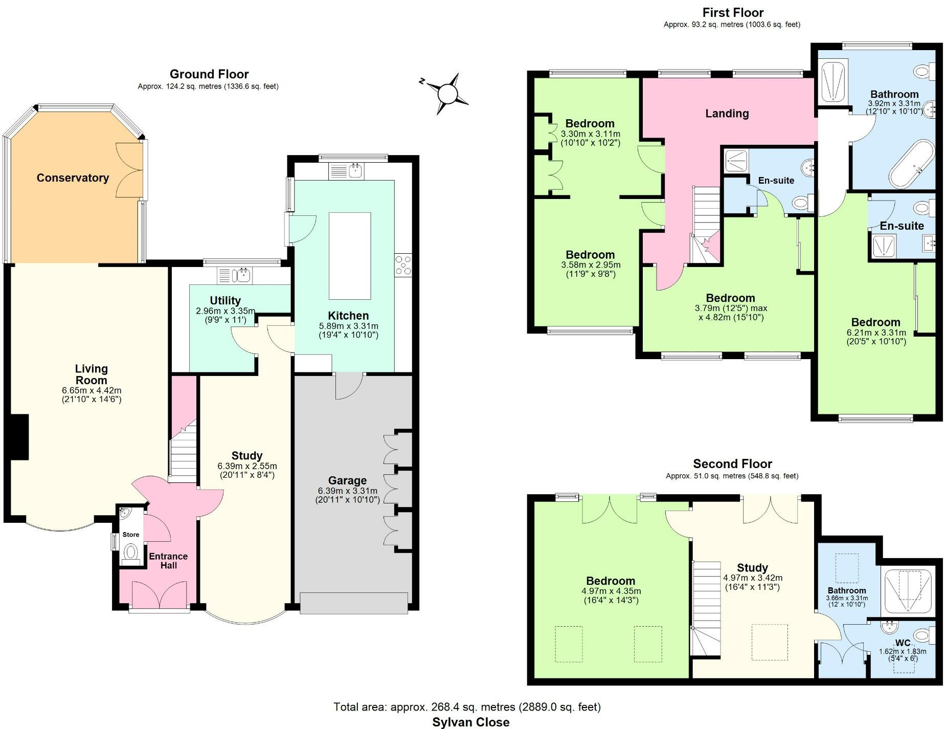 SYLVAN CLOSE, Chafford Hundred, Grays floorplan