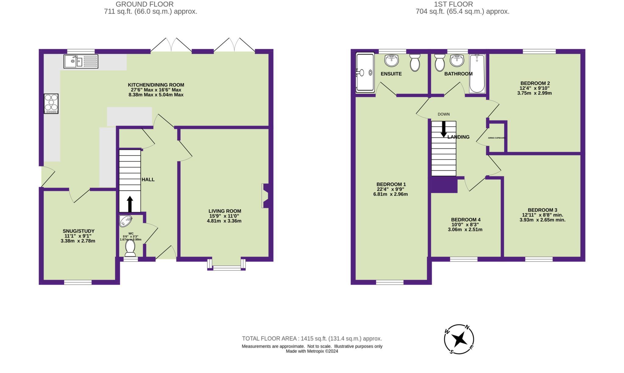 Newbery  Close, Colyton, Devon floorplan