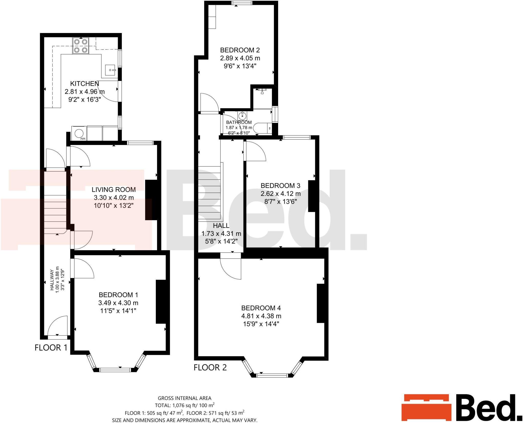 Salisbury Street, Chester floorplan