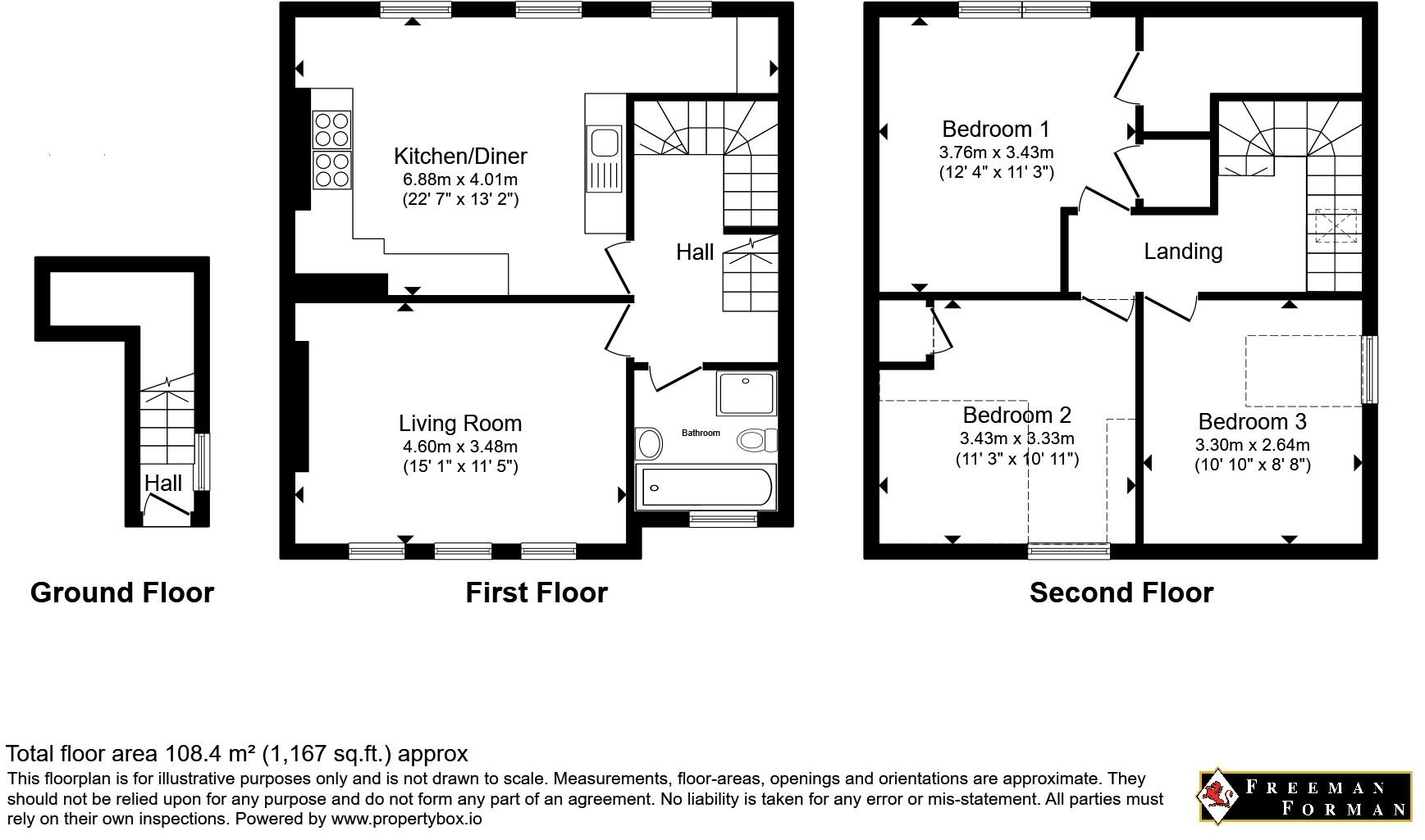 New Town, Uckfield, East Sussex, TN22 floorplan