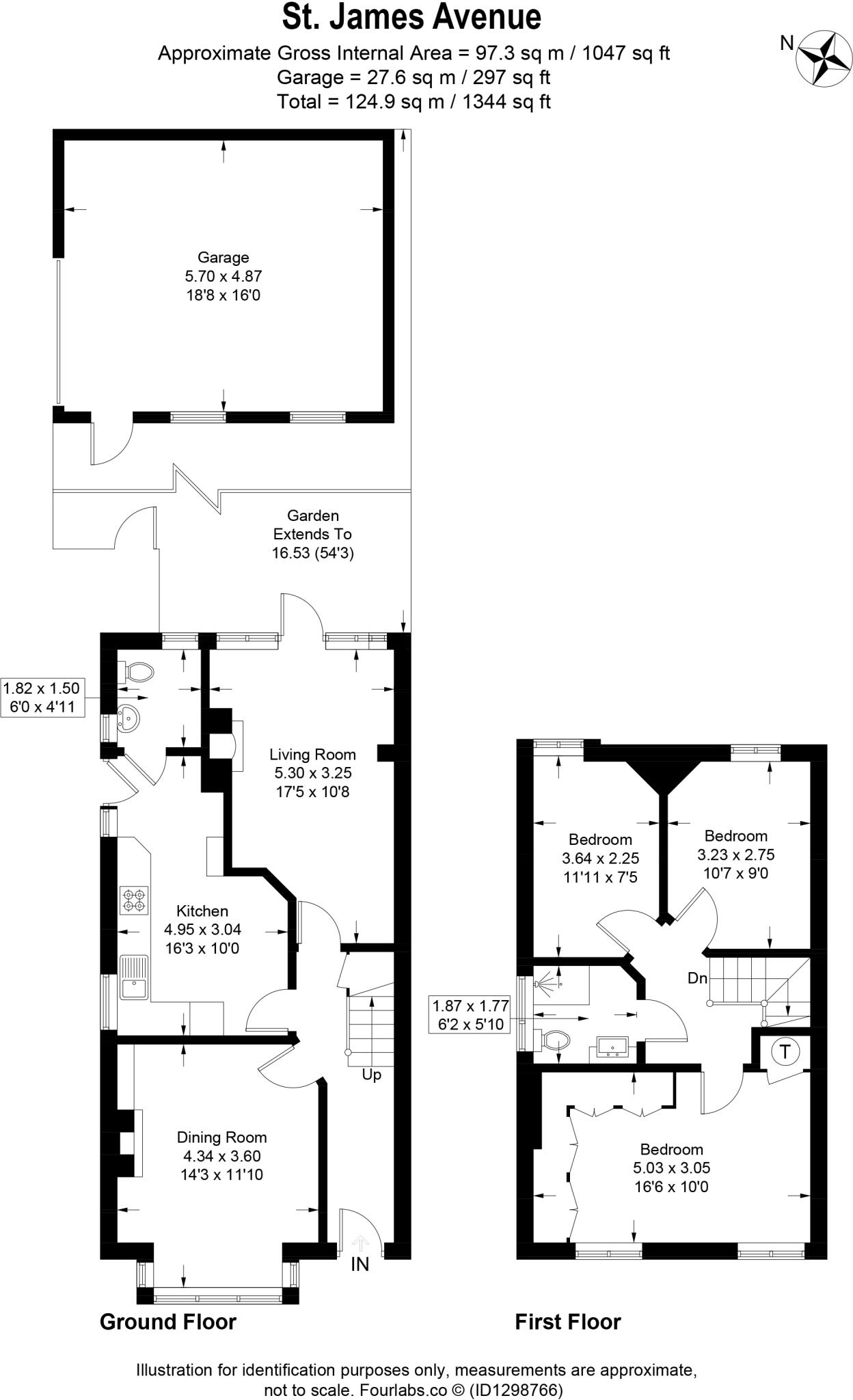 St. James Avenue, Sutton, SM1 floorplan