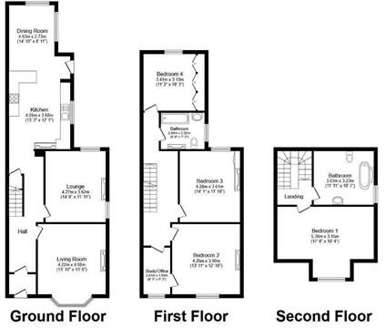 Clifton Gardens, Goole, DN14 6AS floorplan