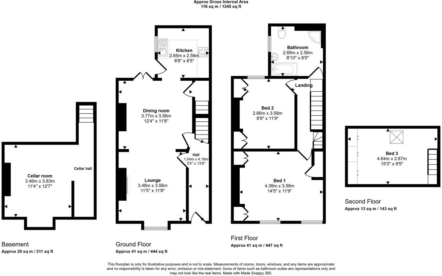 Derby Range, Heaton Moor SK4 4AB floorplan
