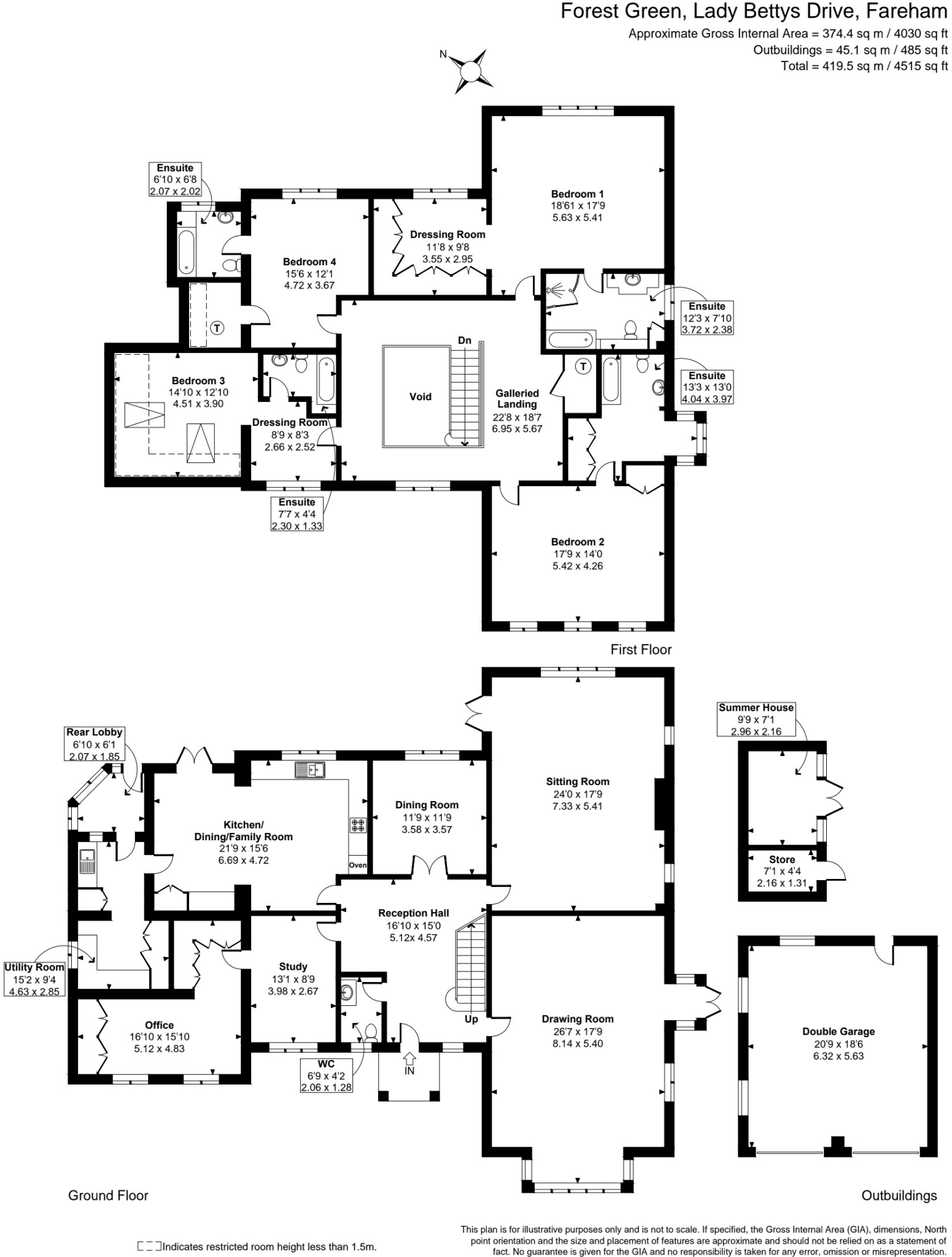 Fareham, Hampshire floorplan