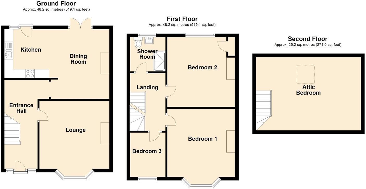 Rutland Road, Wrexham floorplan