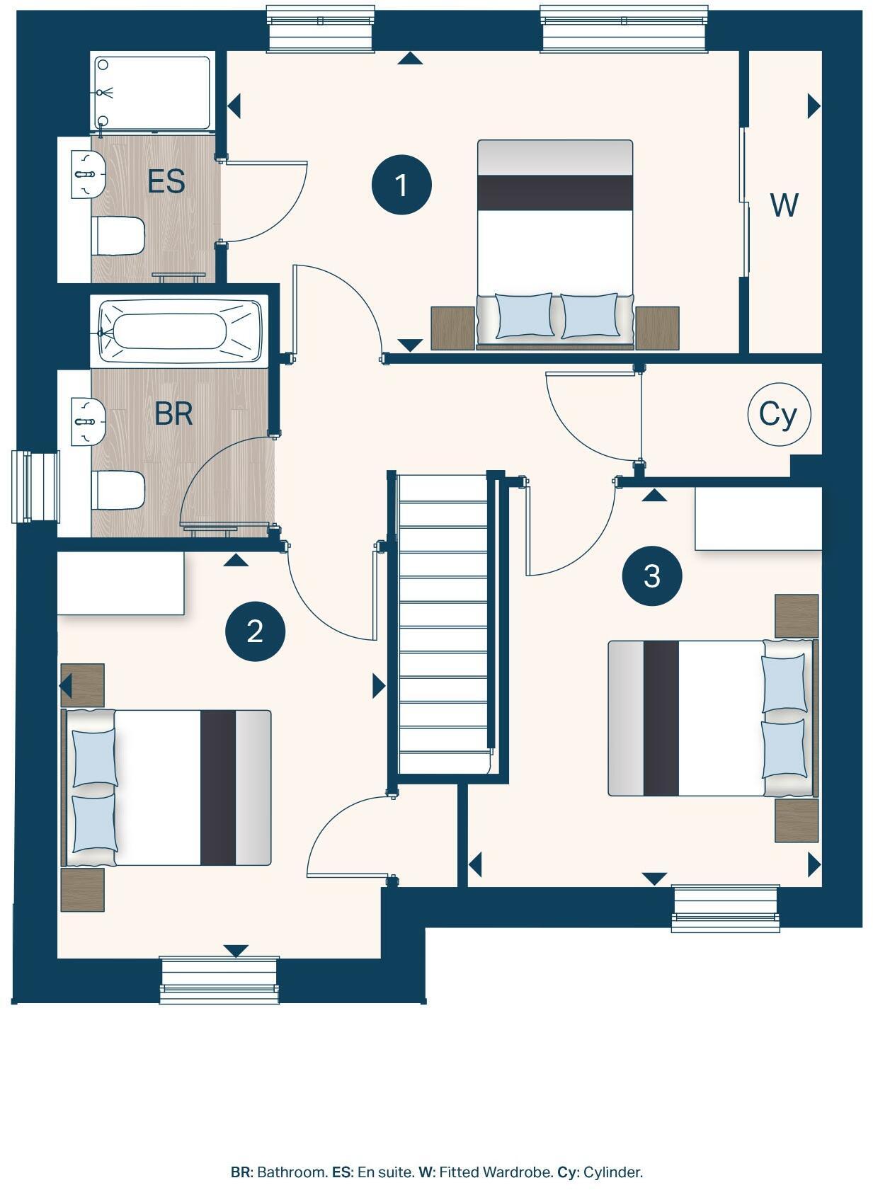 The Meadway, 
Cuffley,
Potters Bar,
EN6 4ET floorplan