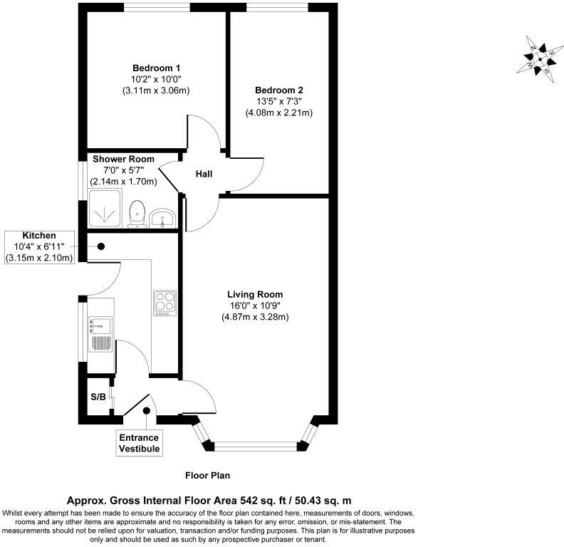 27 Queen Street, Hadfield, Glossop, Derbyshire, SK13 2DW floorplan