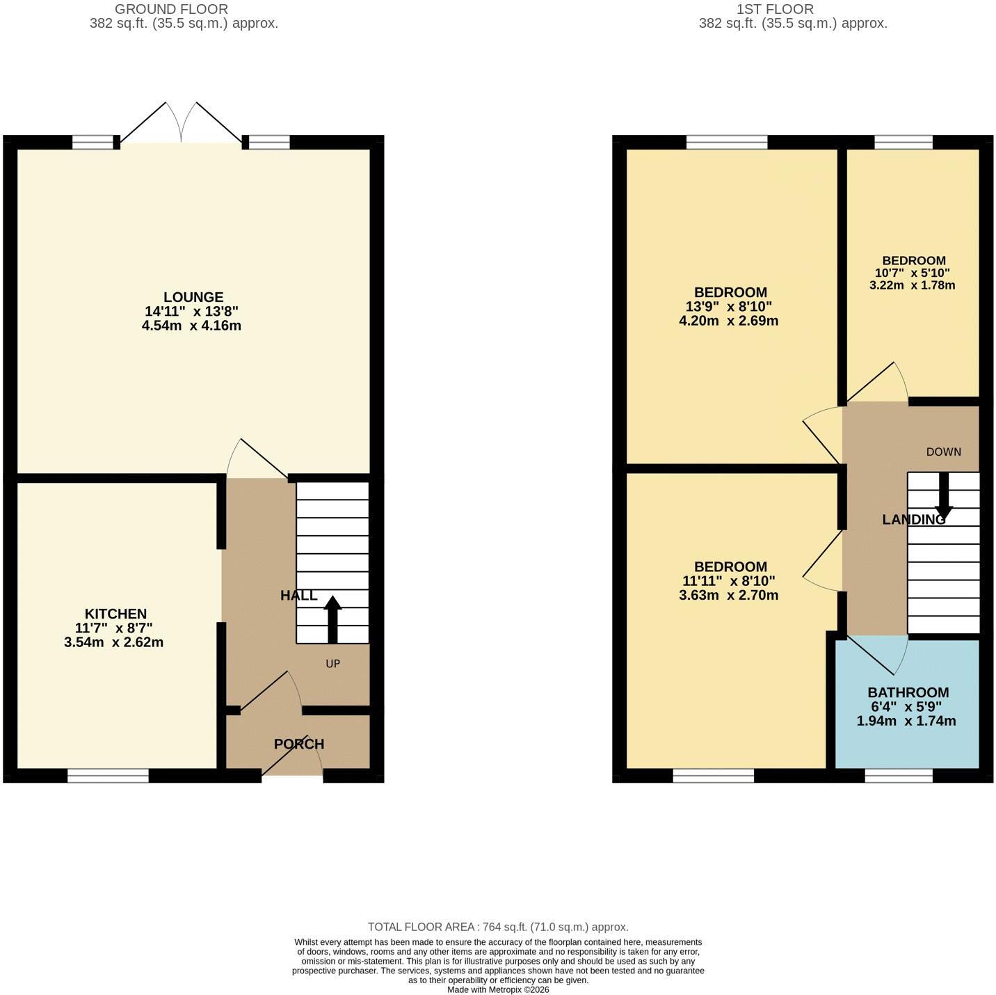 Pear Tree Walk, West Cheshunt floorplan