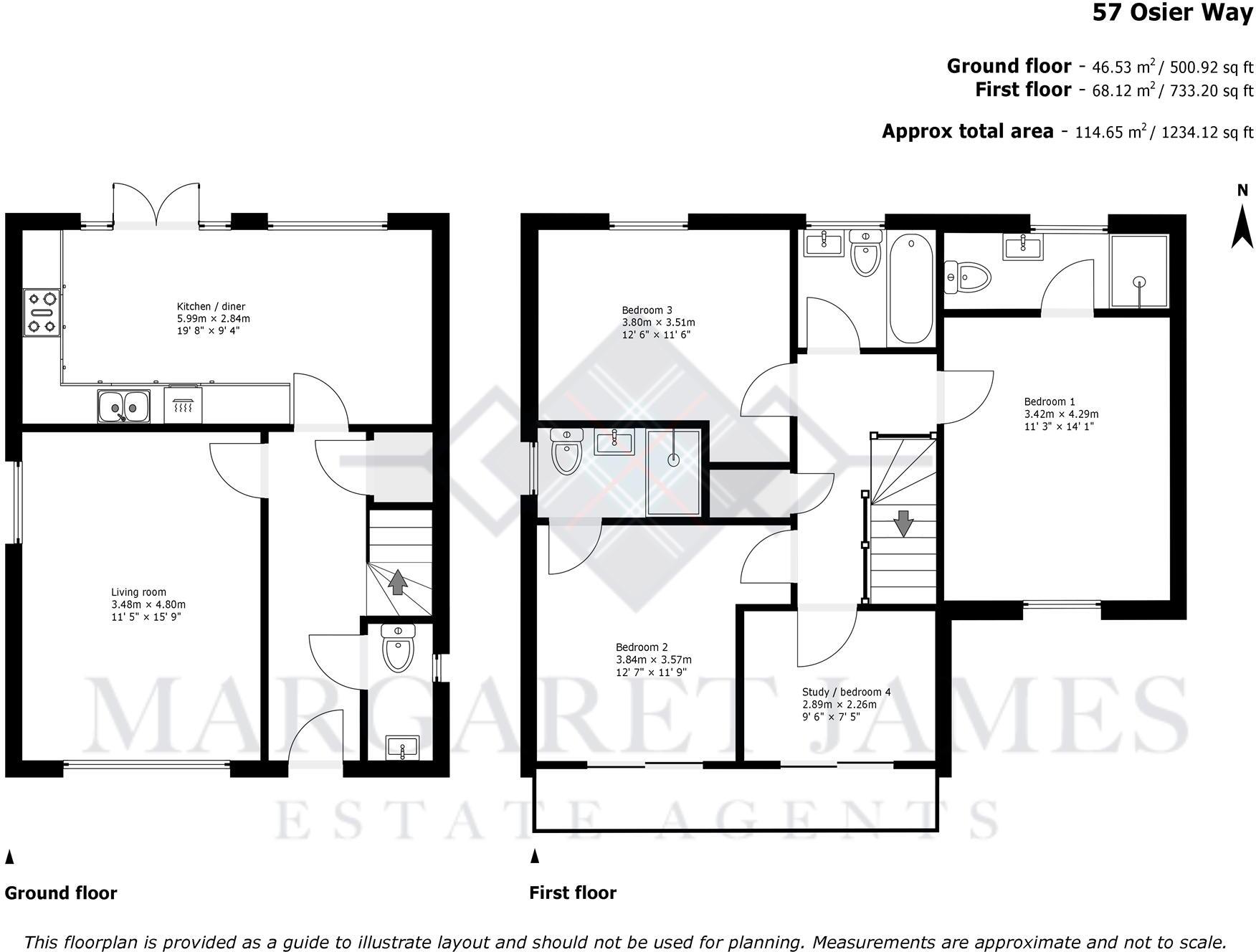 Osier Way, Olney floorplan
