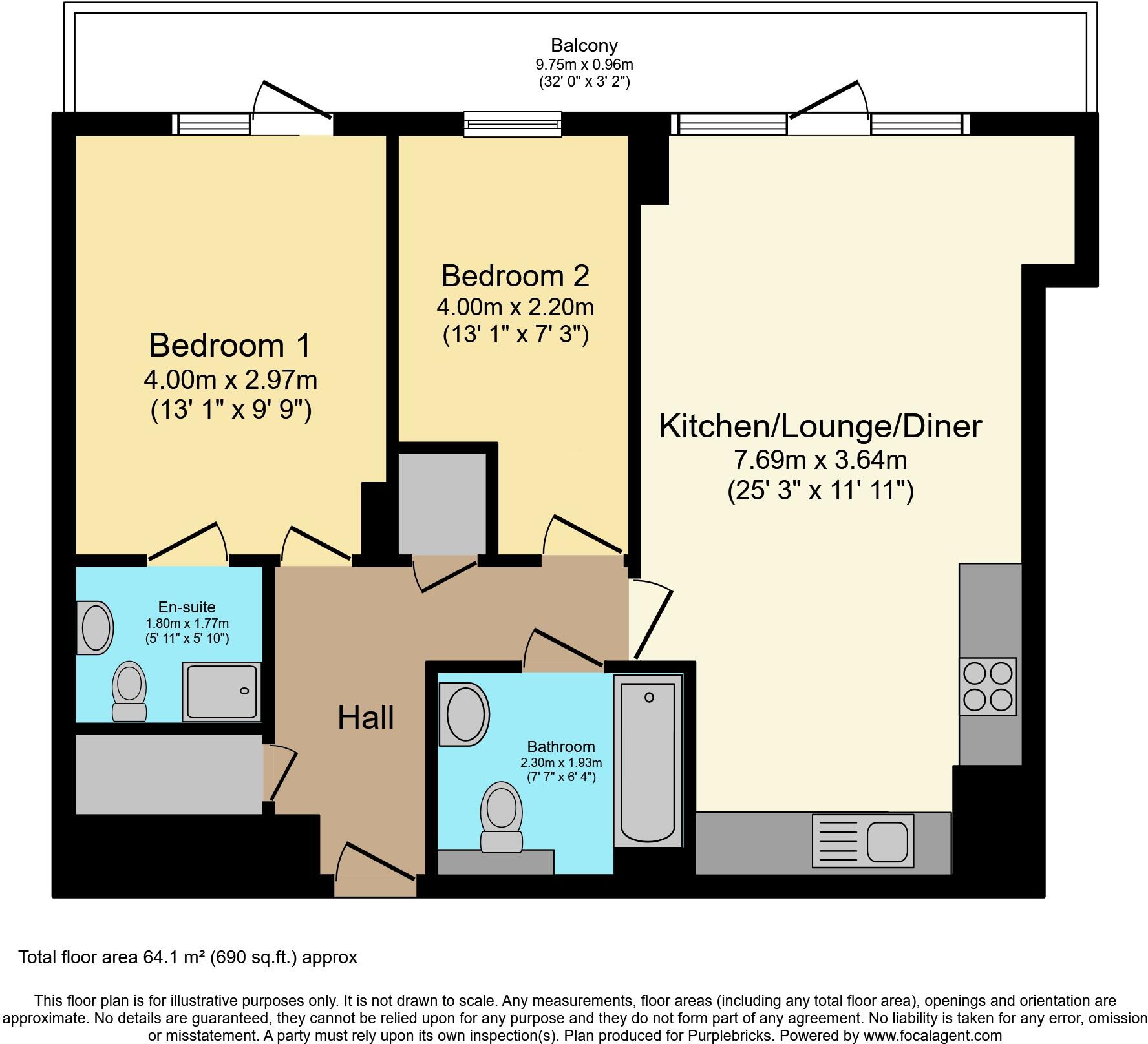 5 Salton Square, London, E14 floorplan