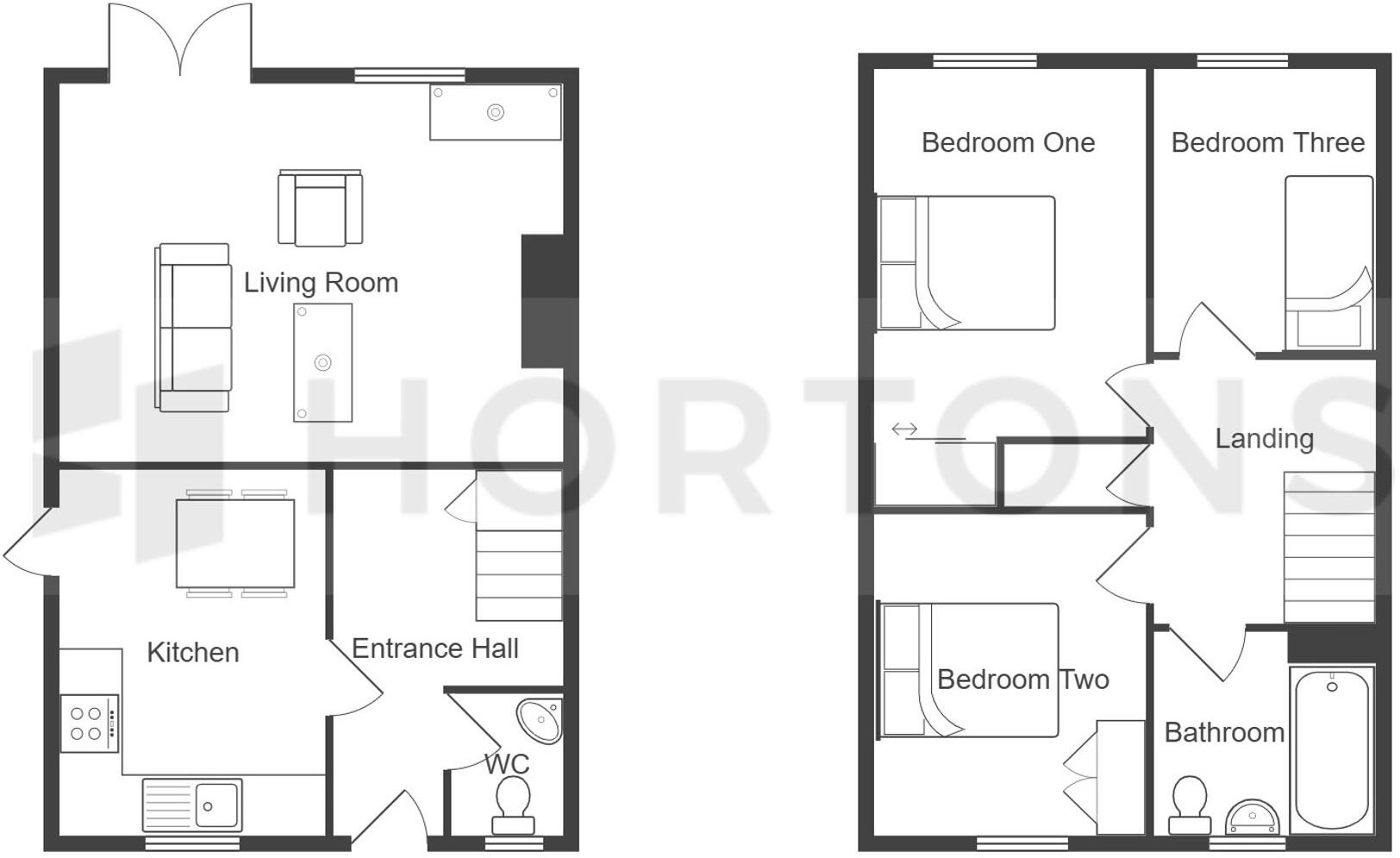 Marston Drive, Markfield, LE67 floorplan