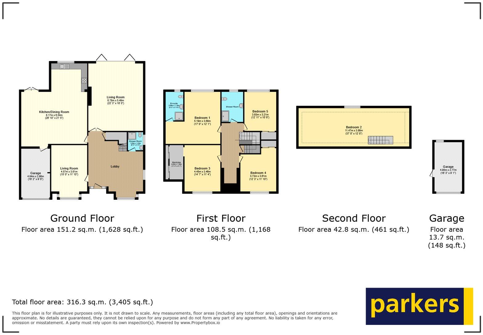 Hilltop Road, Earley, Reading, Berkshire, RG6 floorplan