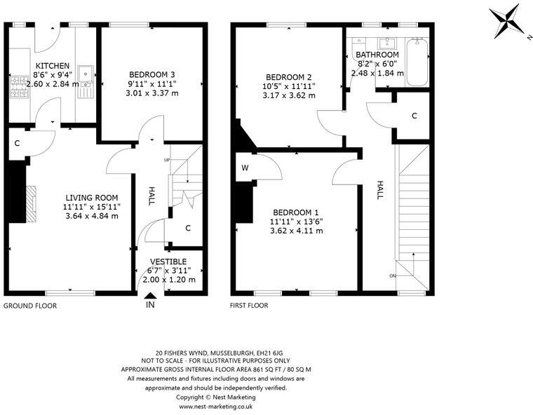 20 Fishers Wynd, Musselburgh, EH21 6JG floorplan