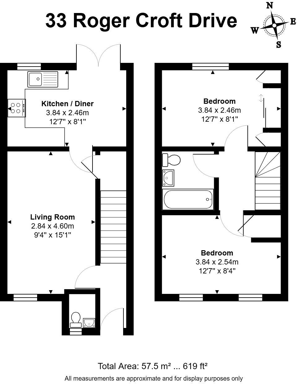 Roger Croft Drive, Thatcham, Berkshire, RG19 floorplan