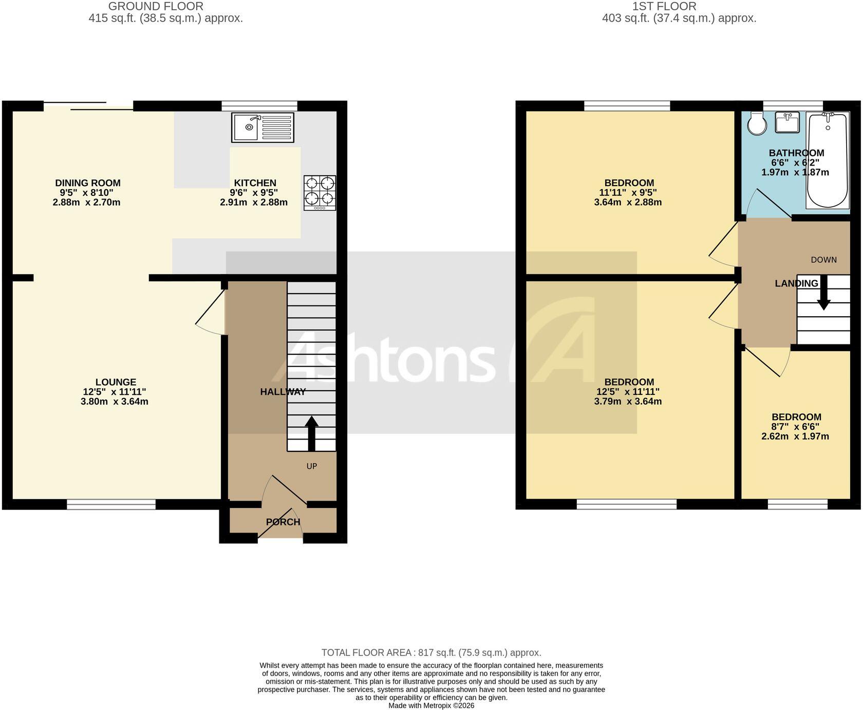 Winwick Road, Warrington, WA2 floorplan