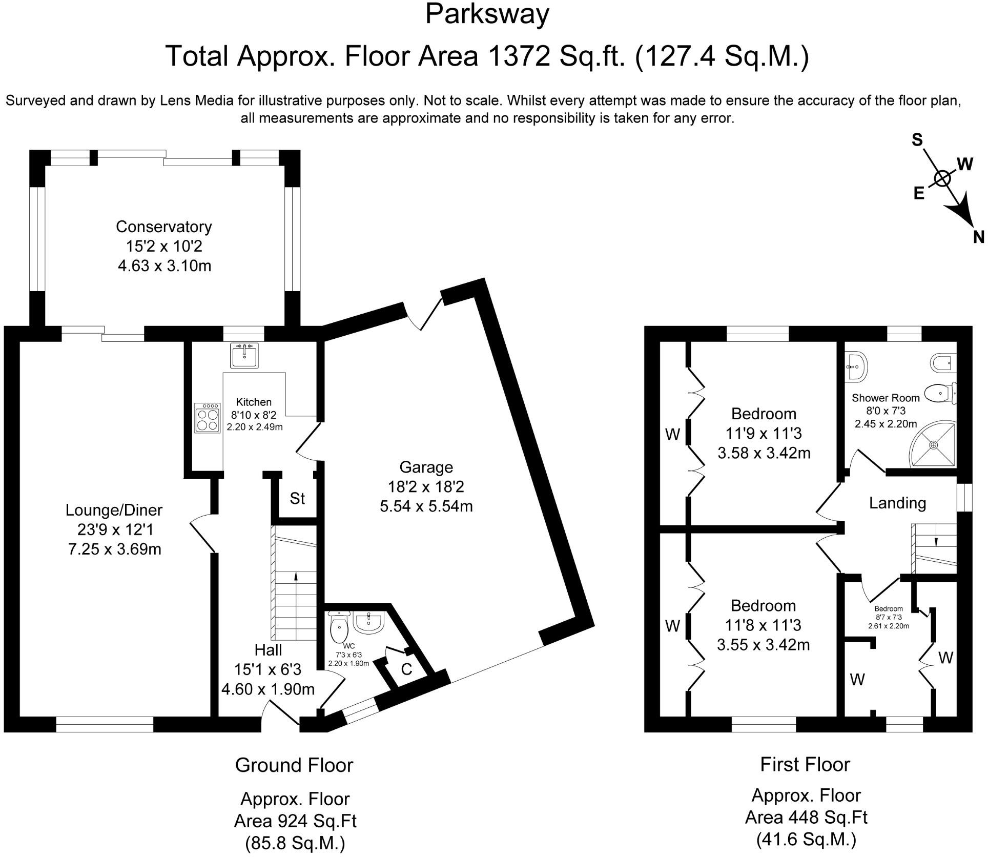 Woolston, Warrington, Cheshire, WA1 floorplan