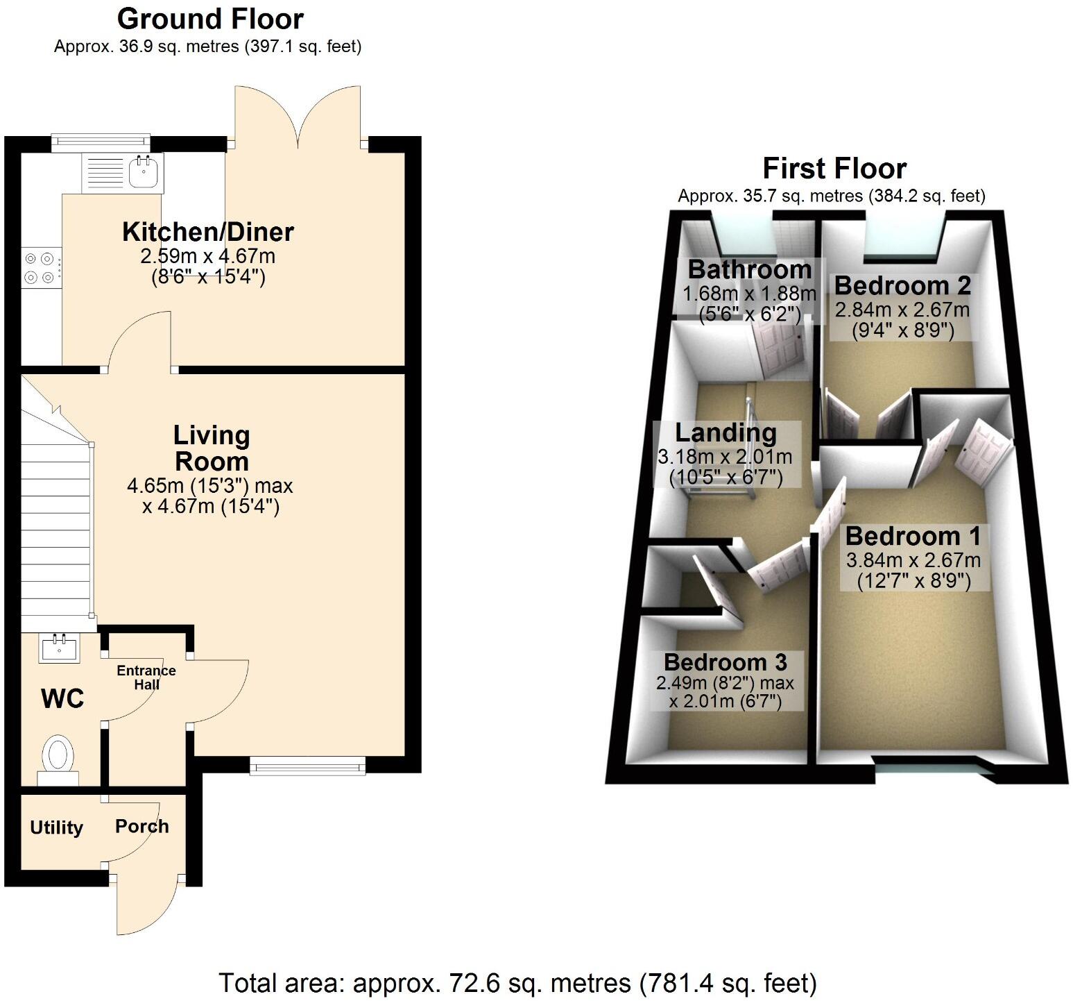 Simons Close, Sale, Greater Manchester, M33 floorplan