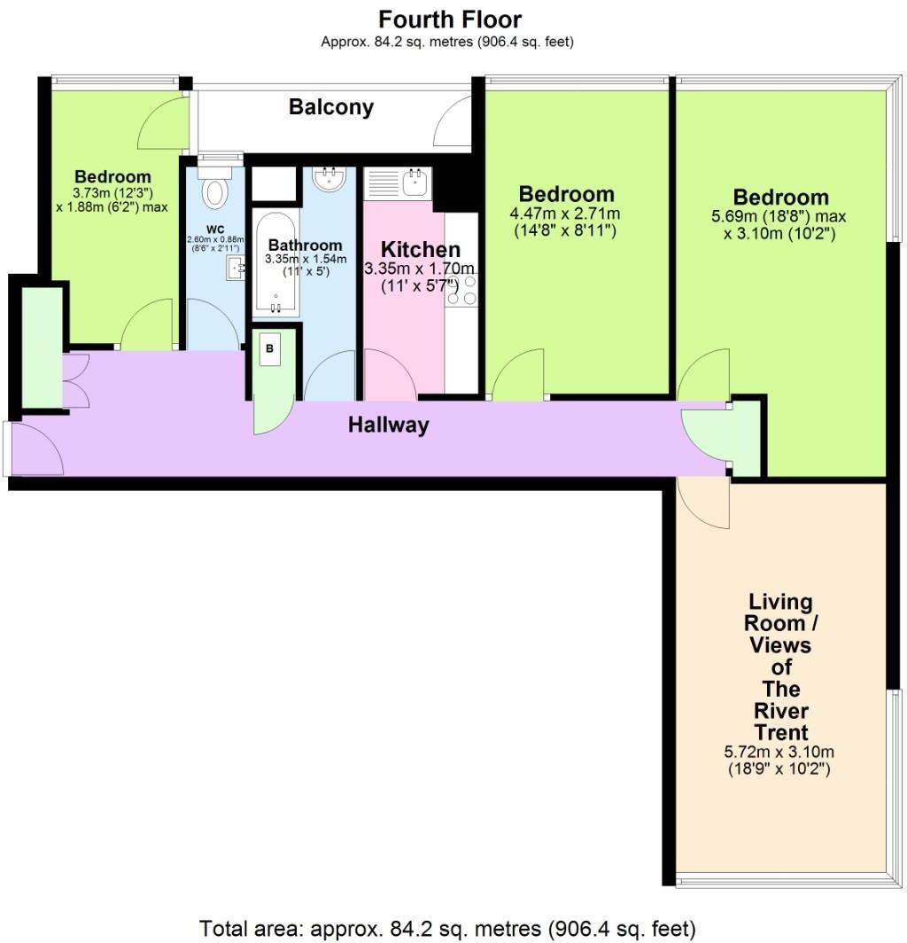 Wilford Lane, West Bridgford, Nottingham floorplan