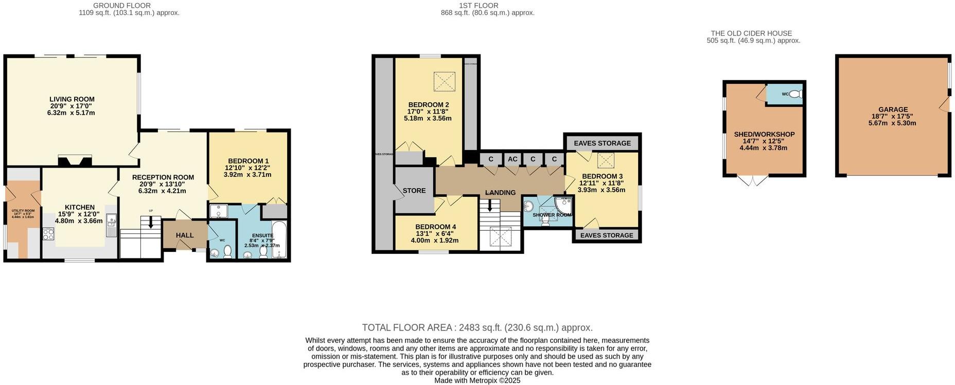 Ashford Carbonel, Ludlow, SY8 floorplan