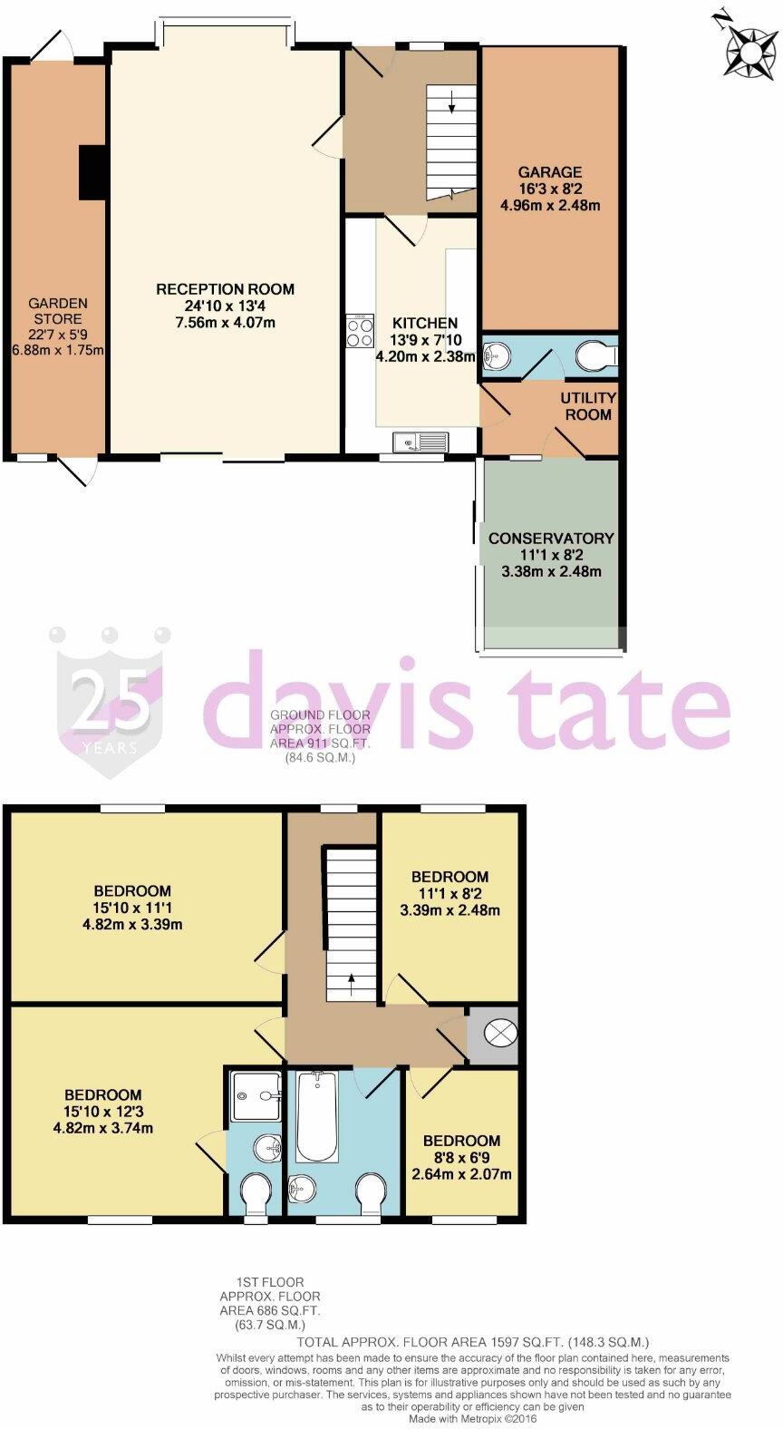 St. James Terrace, Radley, Abingdon, Oxfordshire, OX14 floorplan