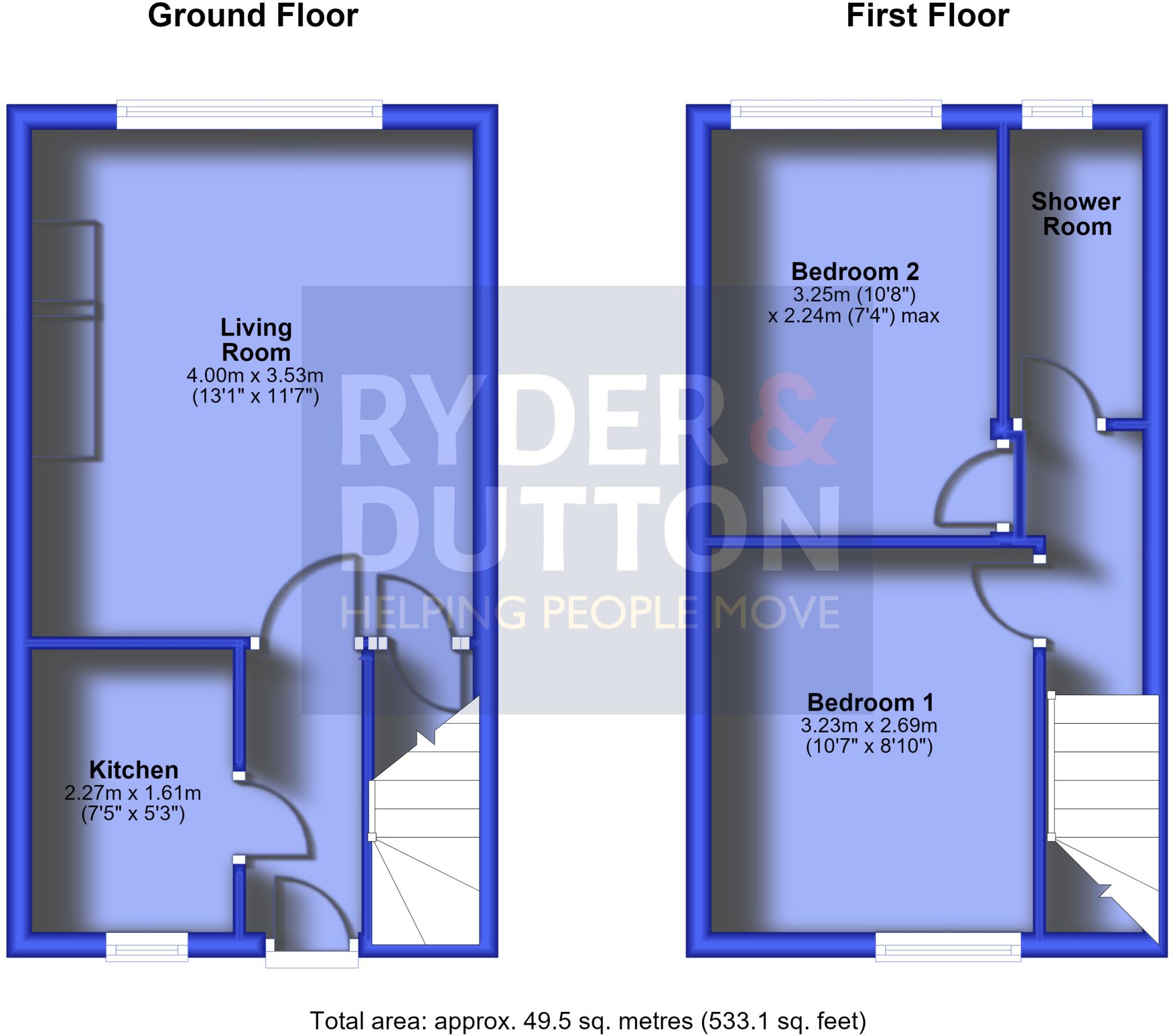 Manchester Road, Linthwaite, Huddersfield, West Yorkshire, HD7 floorplan