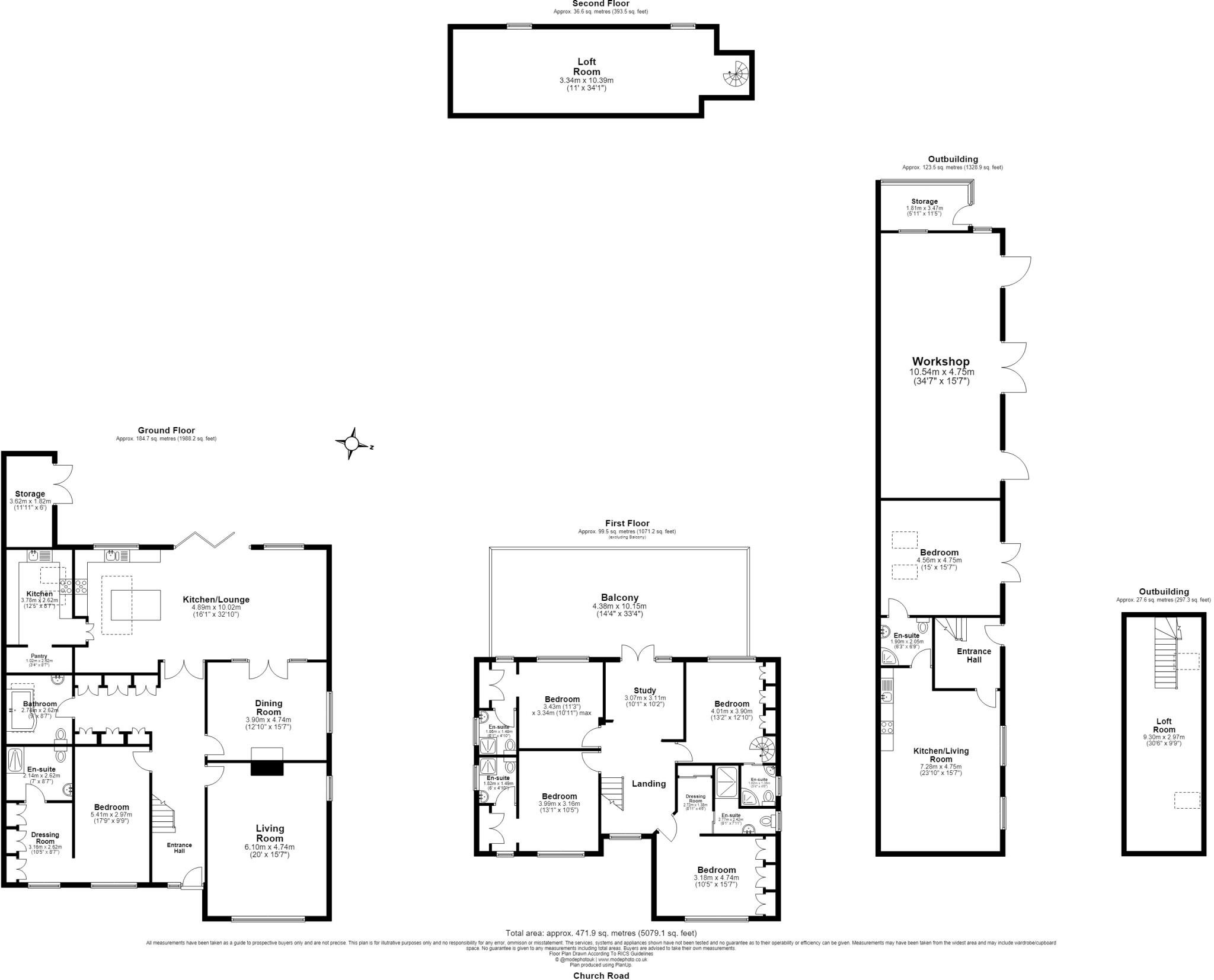 Church Road, Ramsden Bellhouse, Billericay floorplan