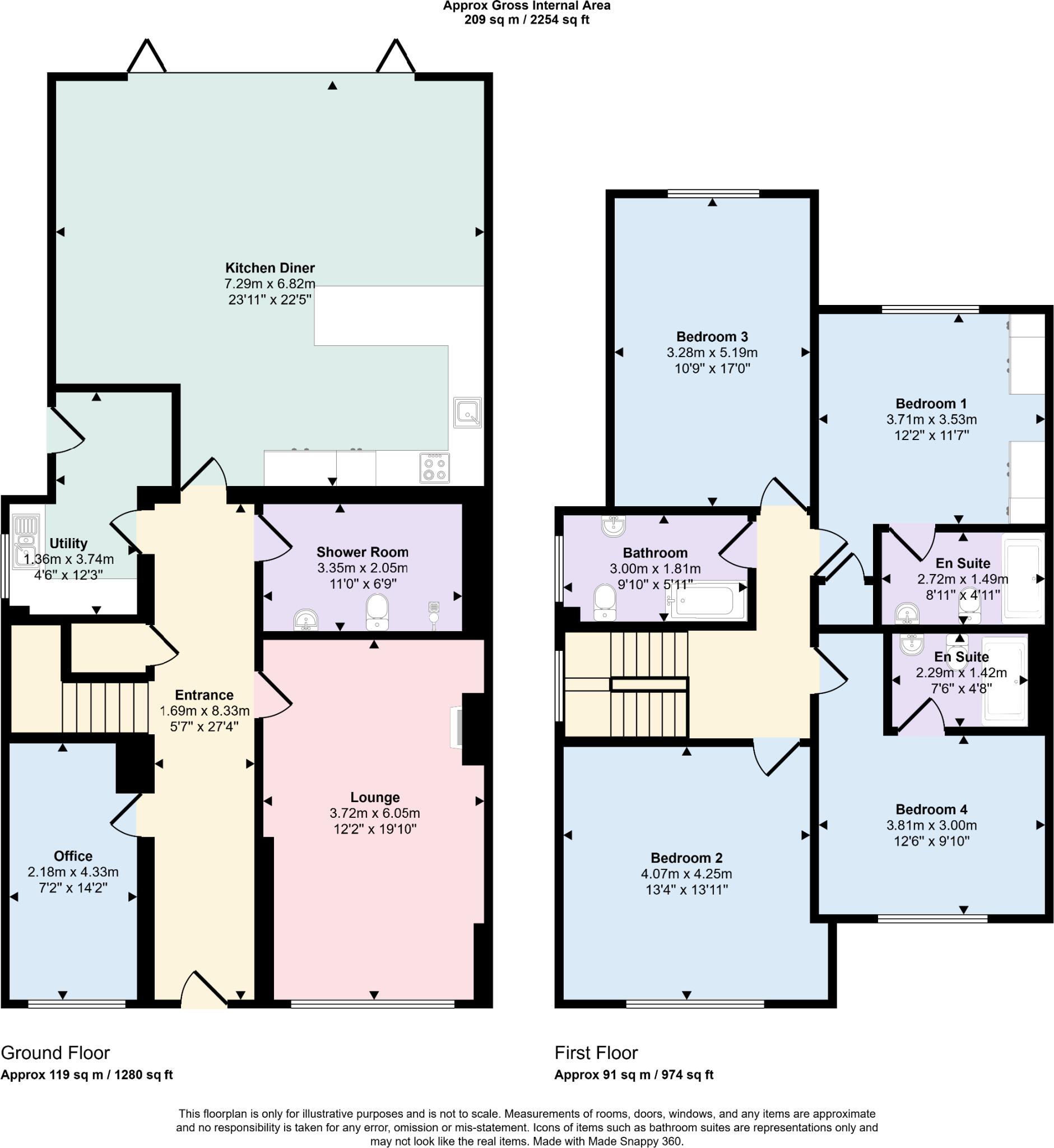 Blythwood Gardens, Stansted floorplan