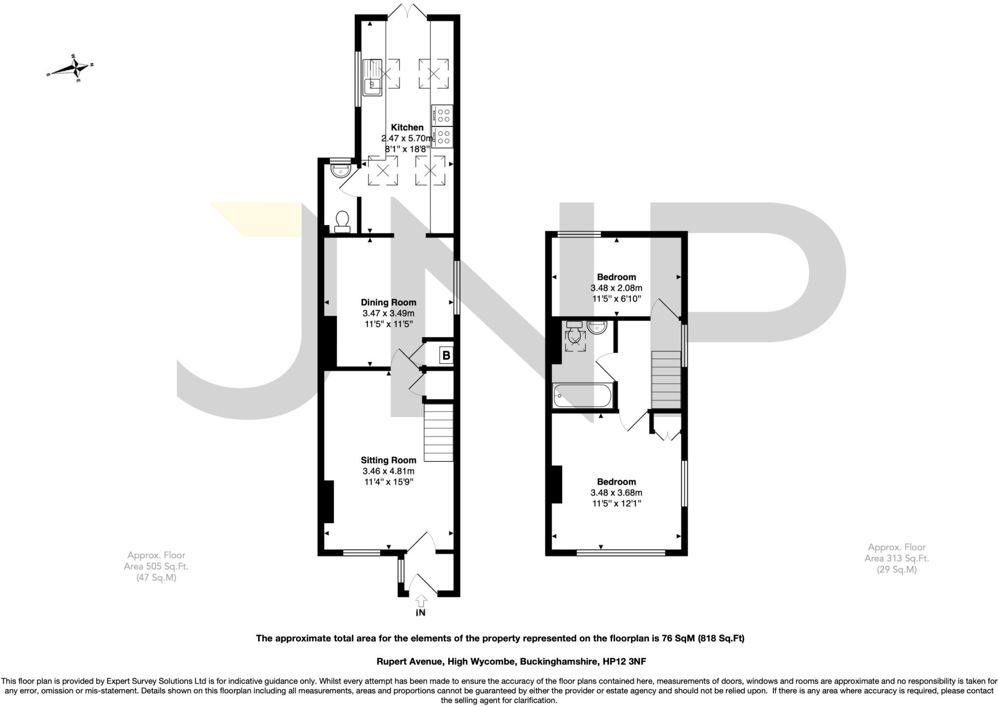 Rupert Avenue, High Wycombe, Buckinghamshire, HP12 floorplan