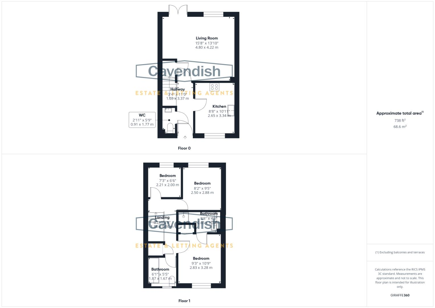 Cheshires Way, Saighton floorplan