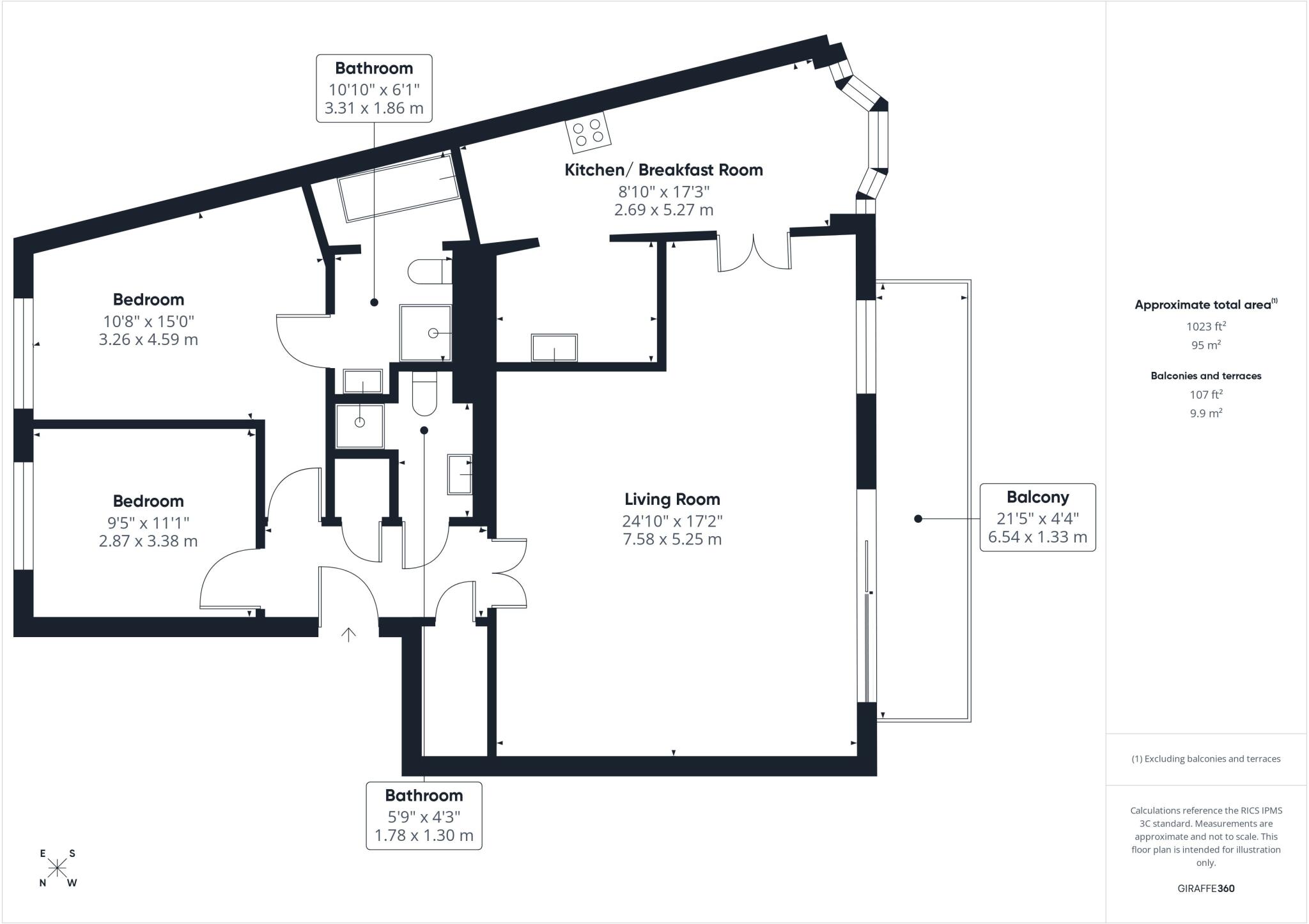 Marina Close, Boscombe, Bournemouth, Dorset, BH5 floorplan