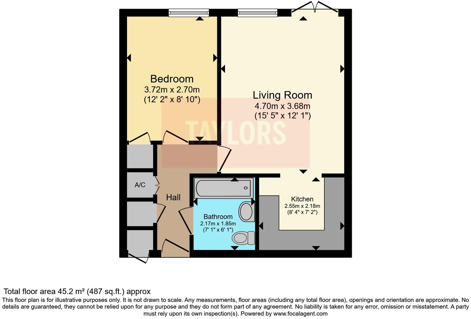 Linden Road, Bedford, Bedfordshire, MK40 floorplan