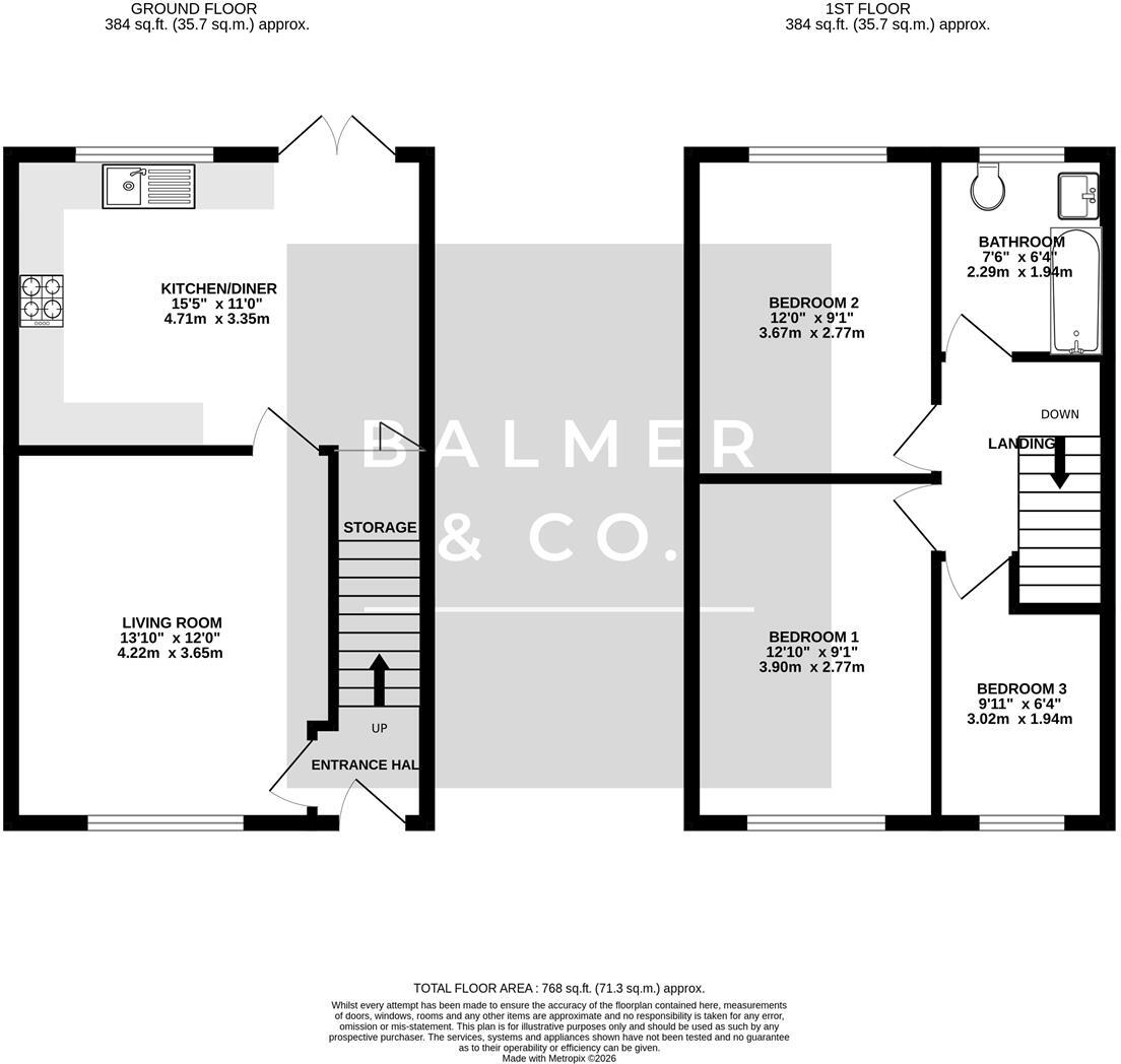 Westleigh Lane, Leigh, WN7 floorplan
