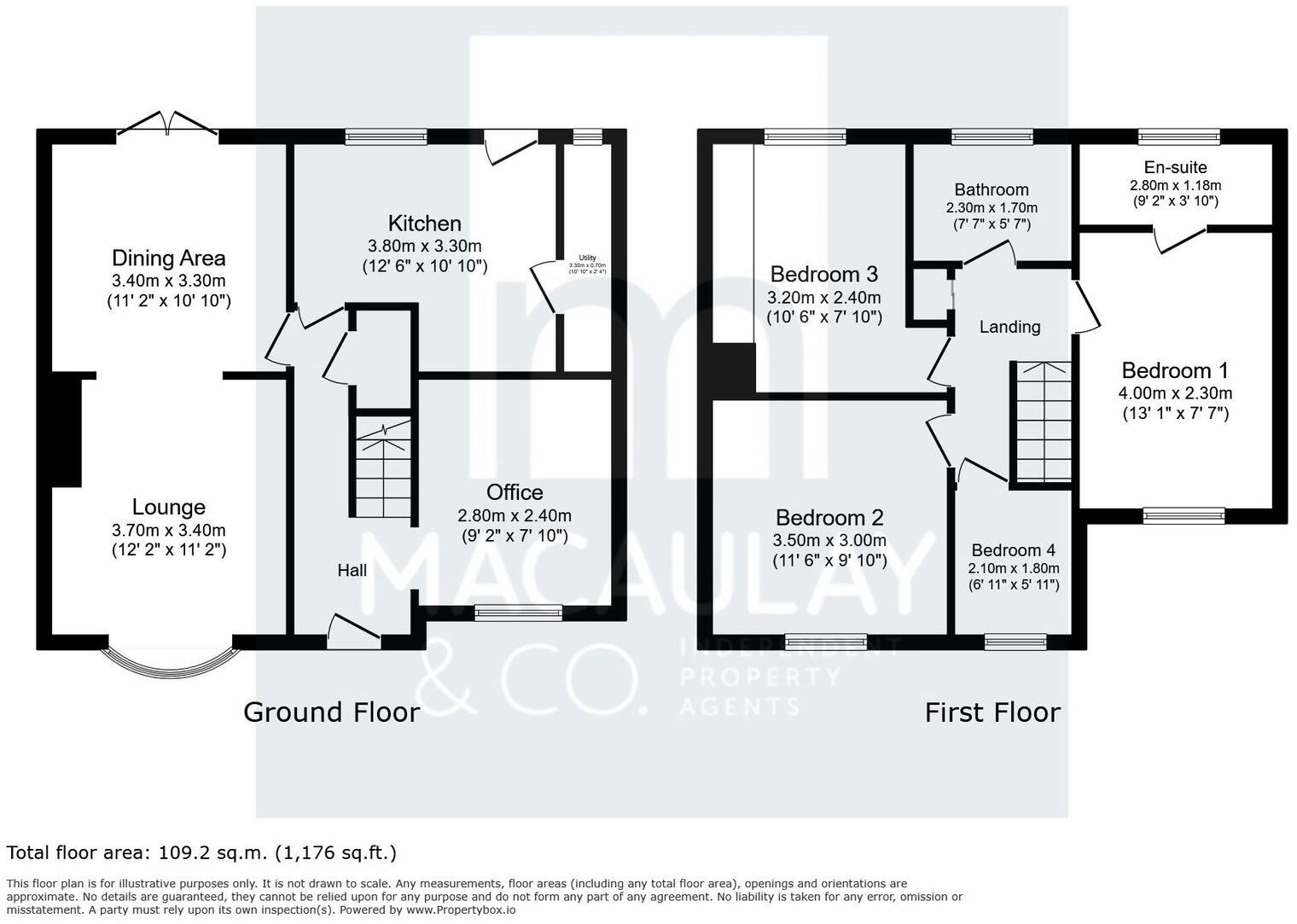 Fairway Grove, Bradford, BD7 4JE floorplan