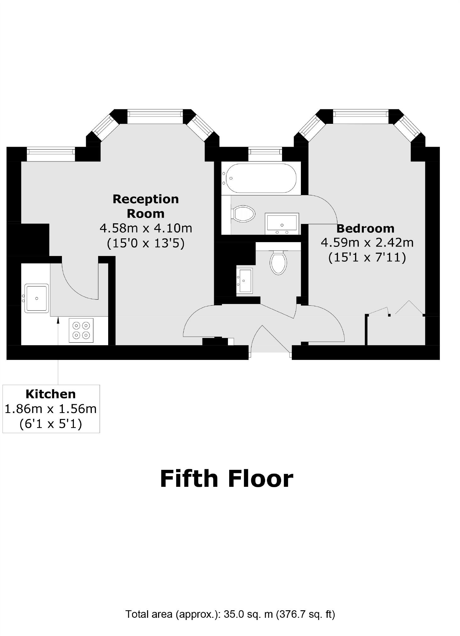 Chelsea Cloisters, Chelsea floorplan