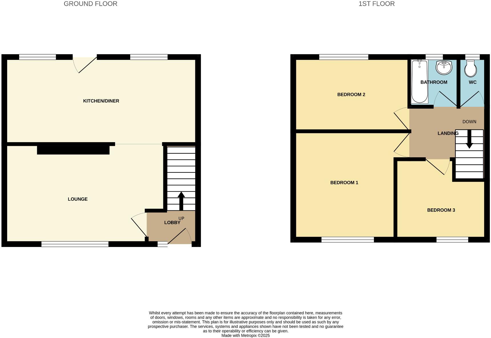 Plane Grove, Gurnos, Merthyr Tydfil, CF47 9SE floorplan
